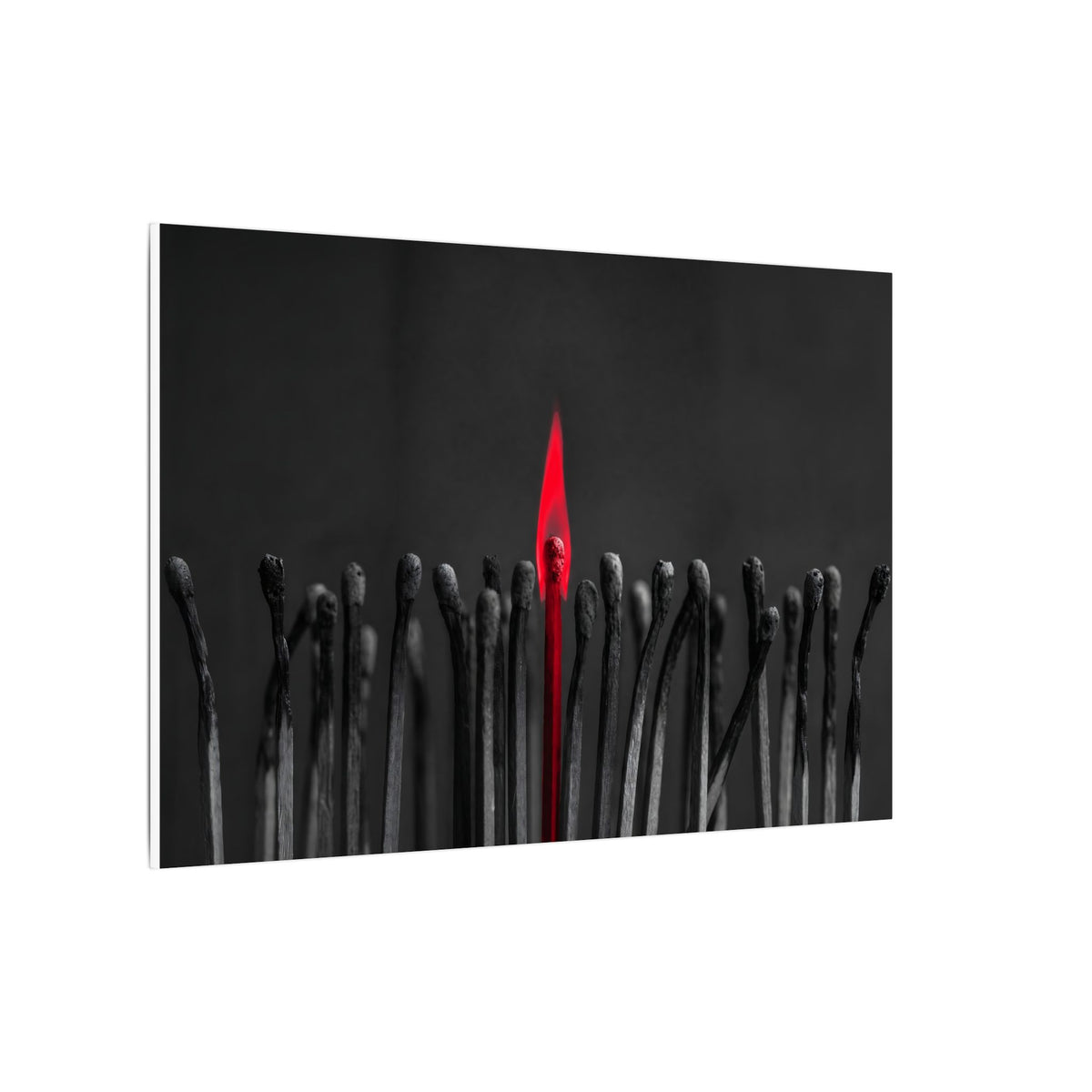 The One Still Burning - Office Wall Art For Men | Canvas (Landscape)