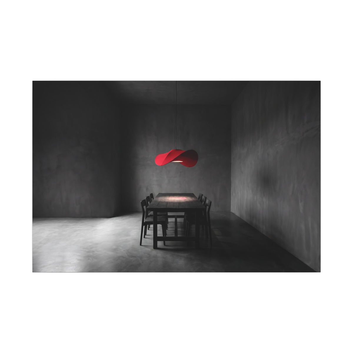 The Light Over the Table - Dining Room Wall Art | Canvas (Landscape)