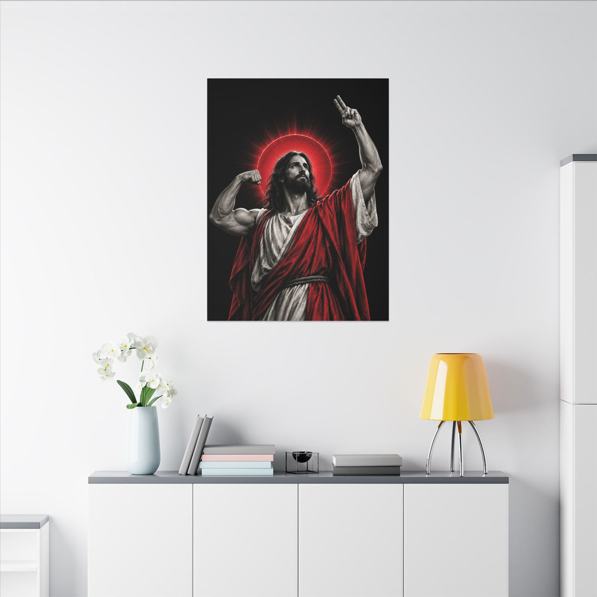Faith and Iron - Gym Wall Art | Canvas