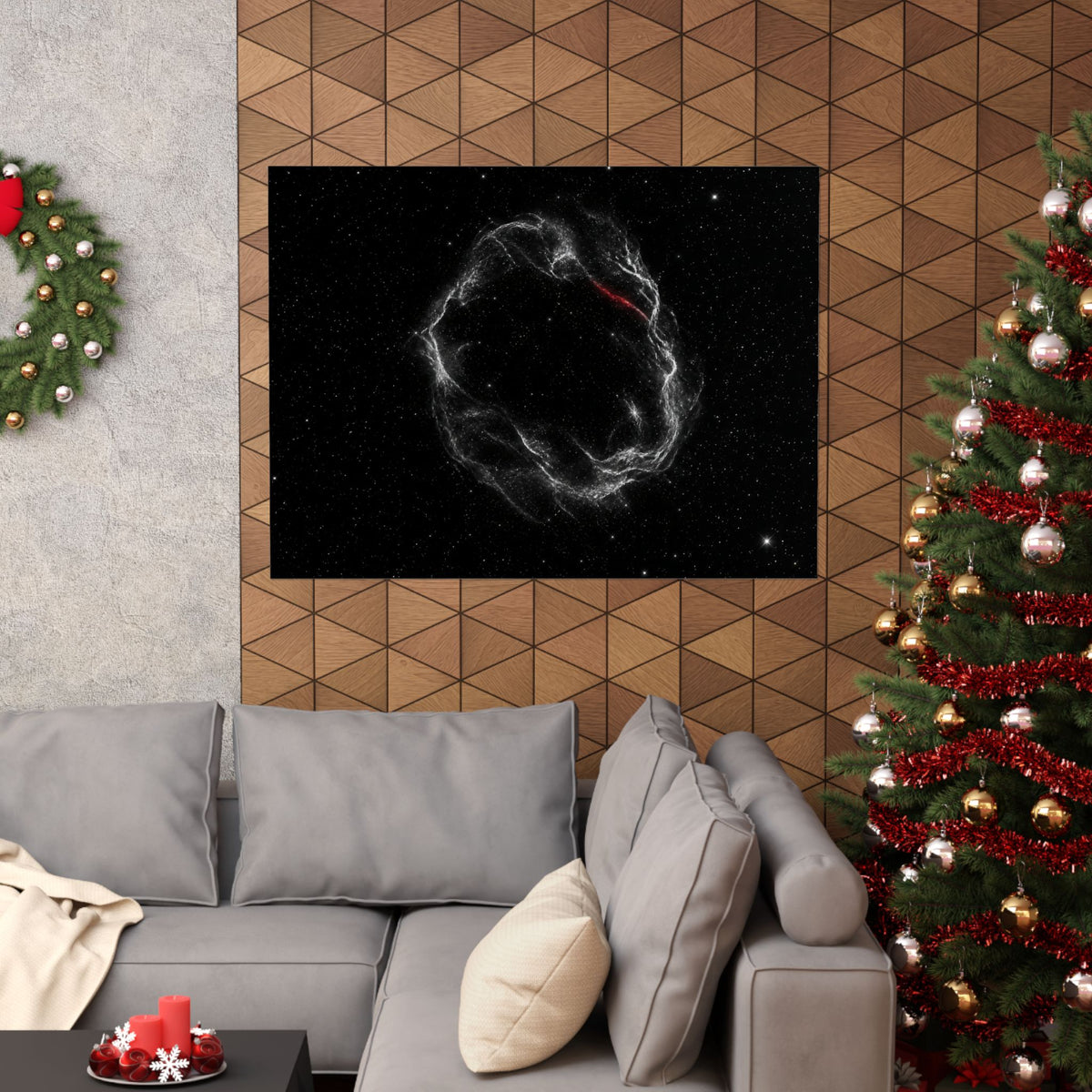 Charged Veil - Space Wall Art | Matte Poster (Landscape)