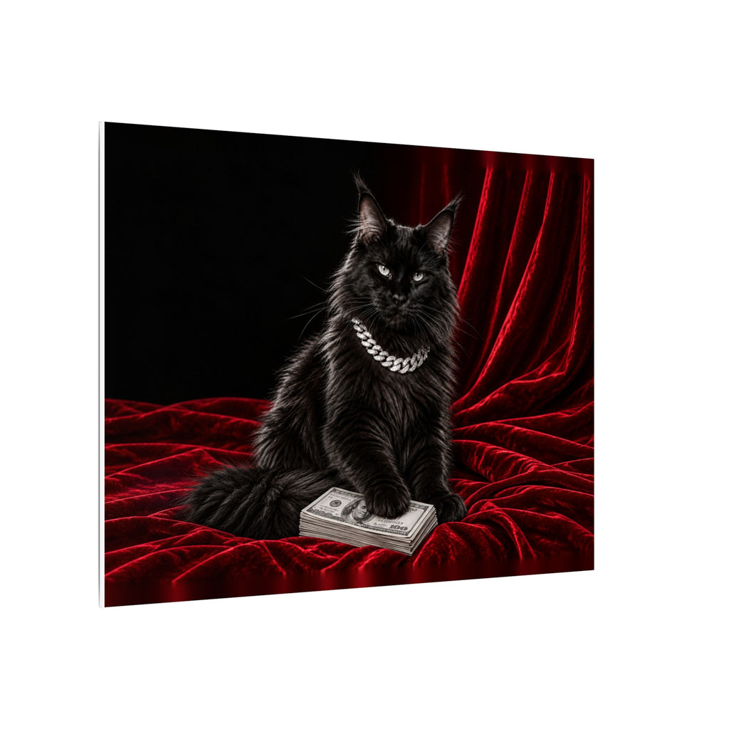 Cat Cash - Meme Wall Art | Canvas (Landscape)