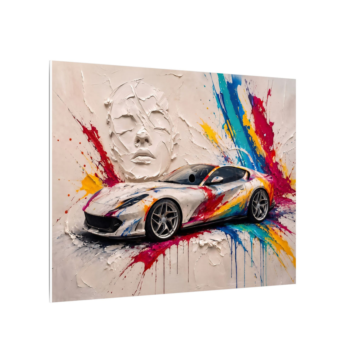 Full Throttle Wide - Supercar Splash Art Landscape | Canvas