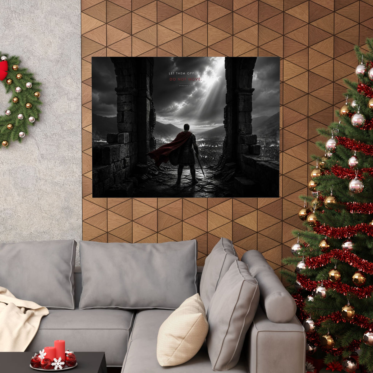 Stand Firm - Armor of God Wall Art | Matte Poster (Landscape)