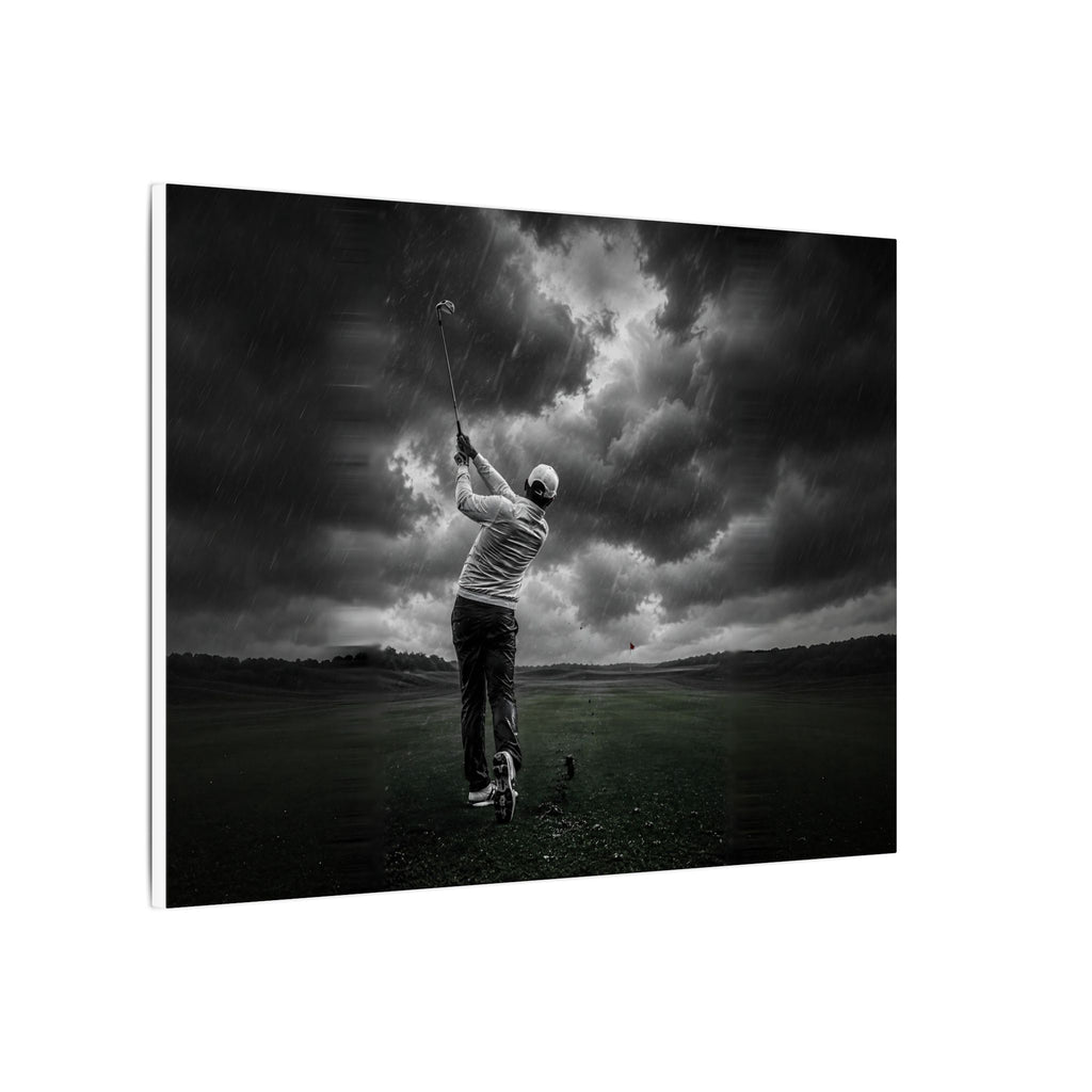 Storm Round - Golf Wall Art | Canvas (Landscape)