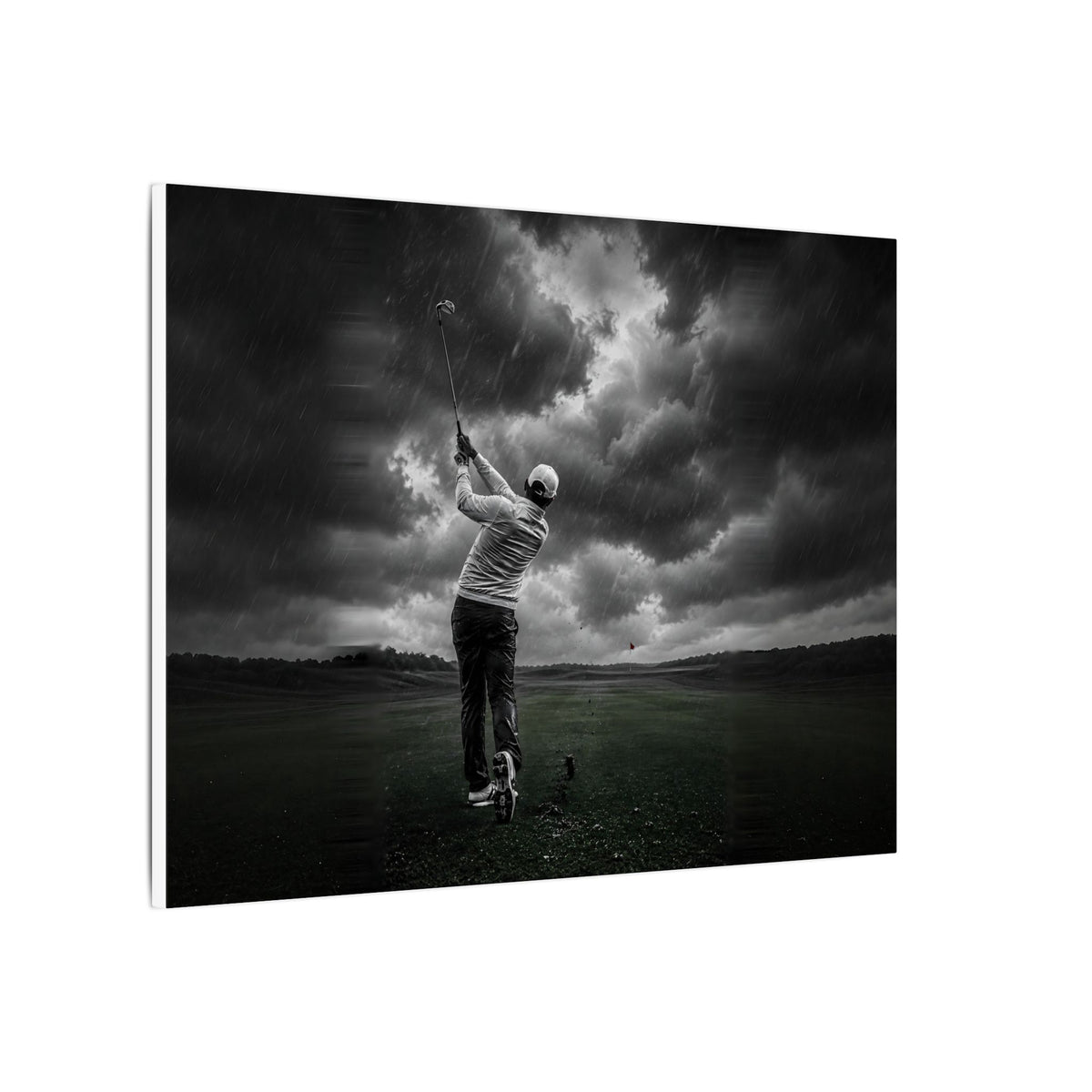 Storm Round - Golf Wall Art | Canvas (Landscape)