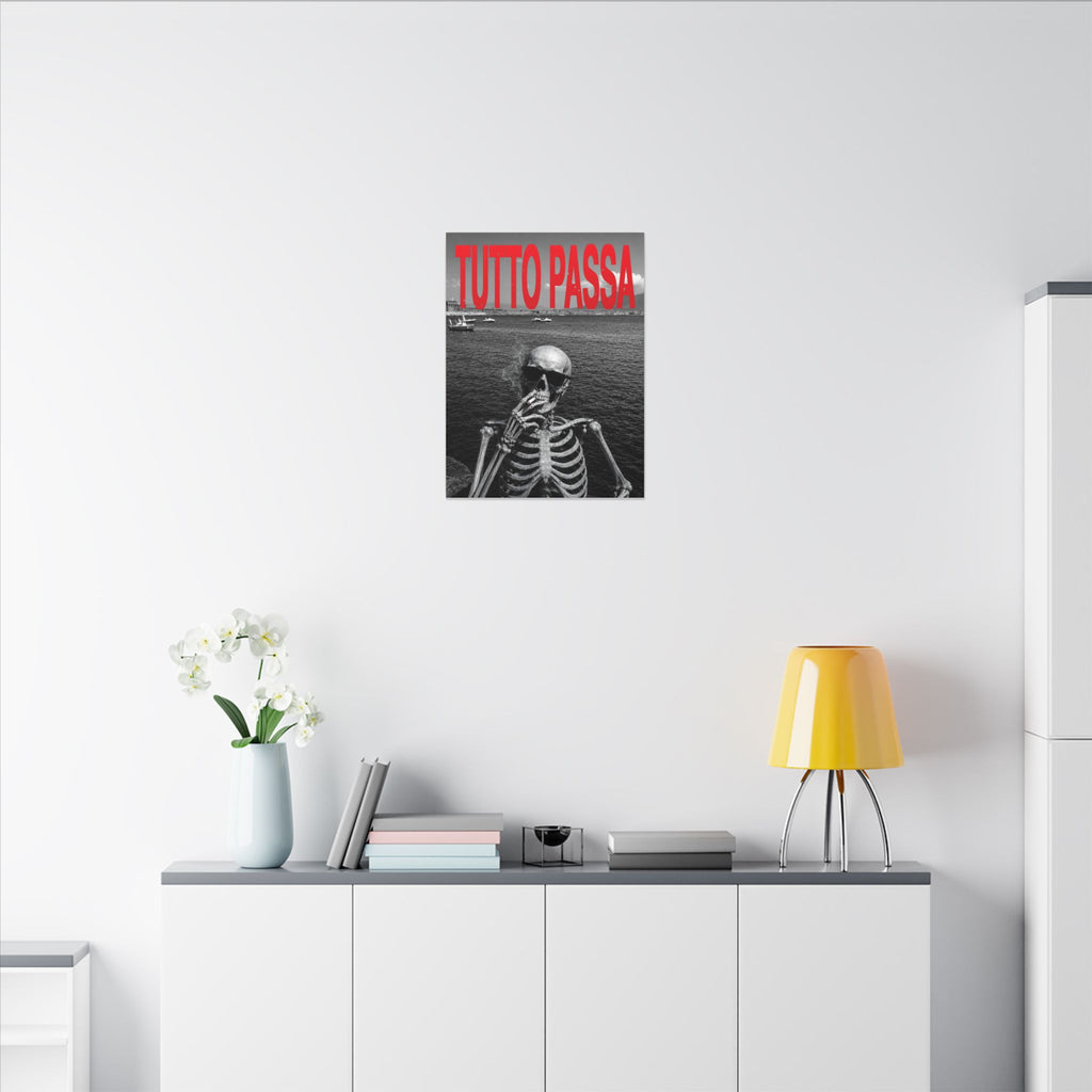 Tutto Passa - Skeleton Painting | Canvas