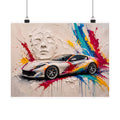 Full Throttle Wide - Supercar Splash Art Landscape | Matte Poster
