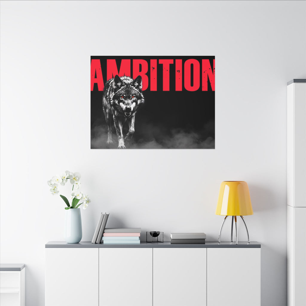 Ambition - Wolf Wall Art | Canvas (Landscape)