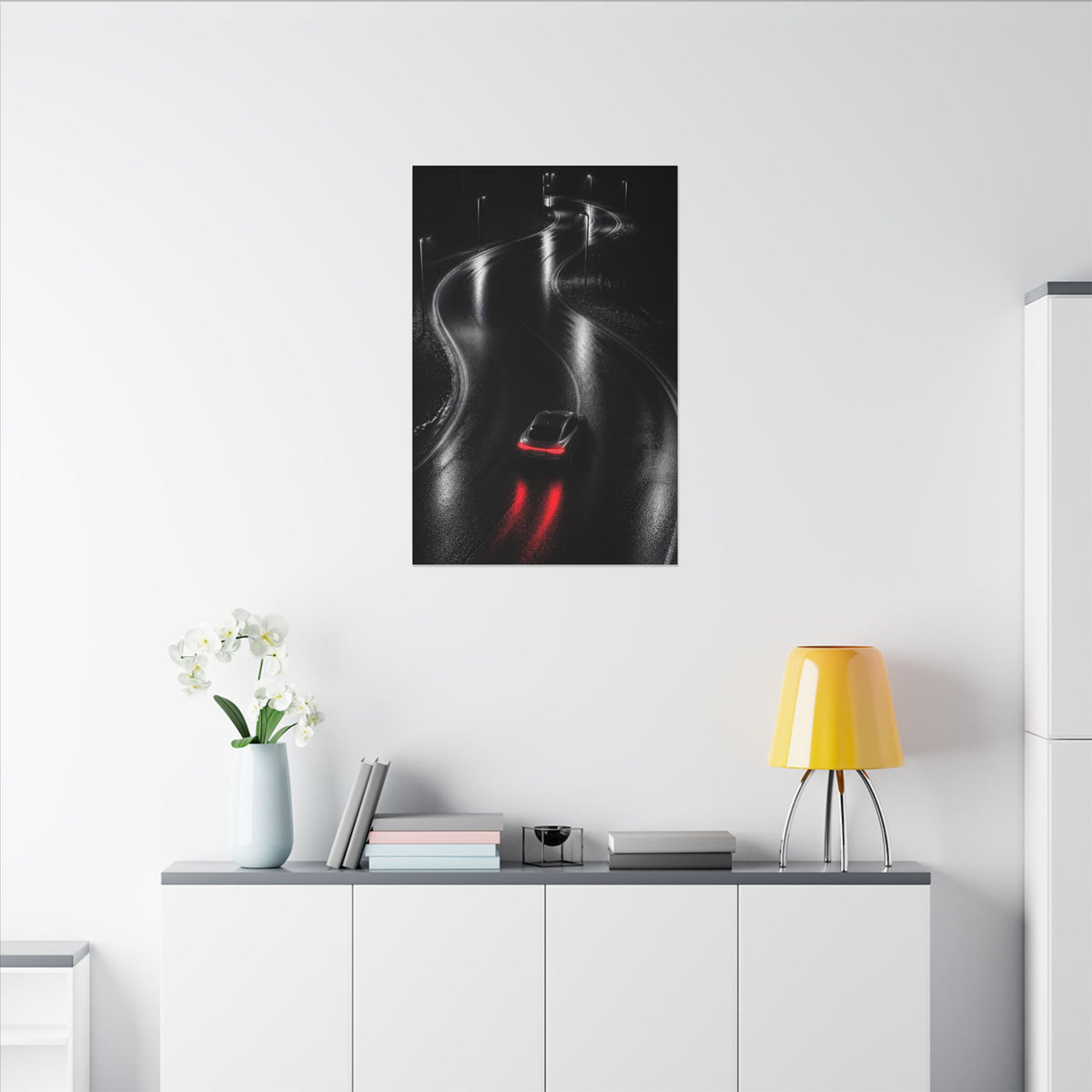 The Racing Line - Night Driving Wall Art | Canvas