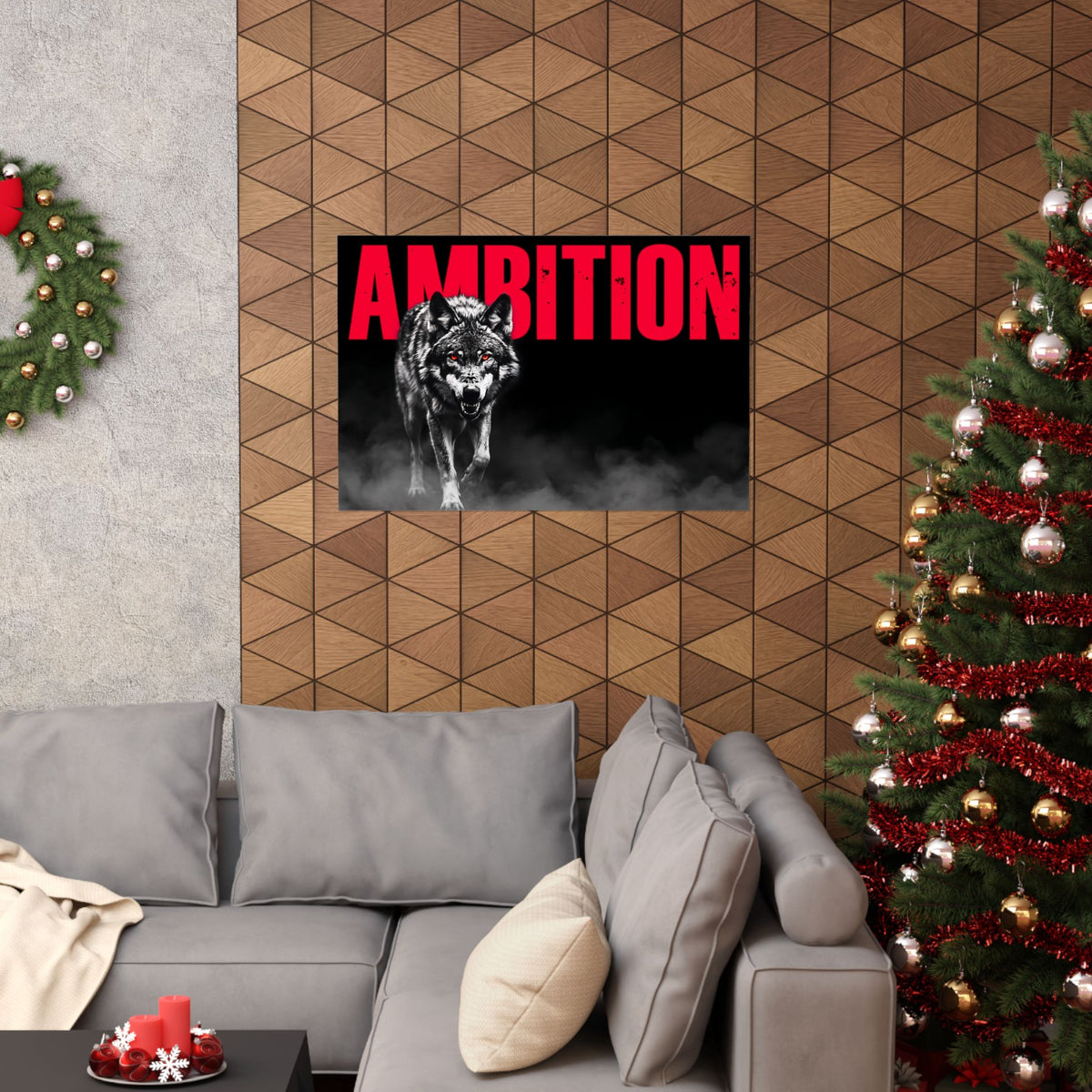 Ambition - Wolf Wall Art | Matte Poster (Landscape)