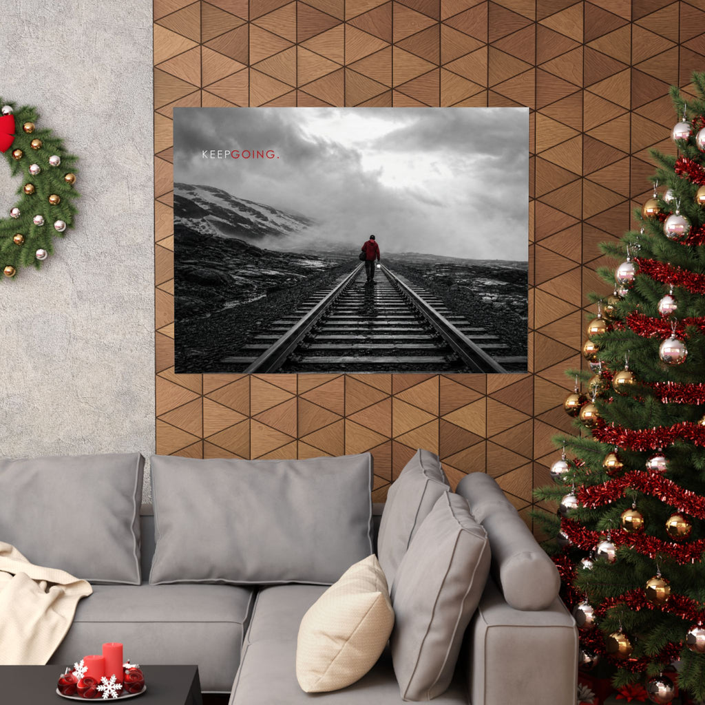 Keep Going - Motivational Posters | Matte Poster (Landscape)