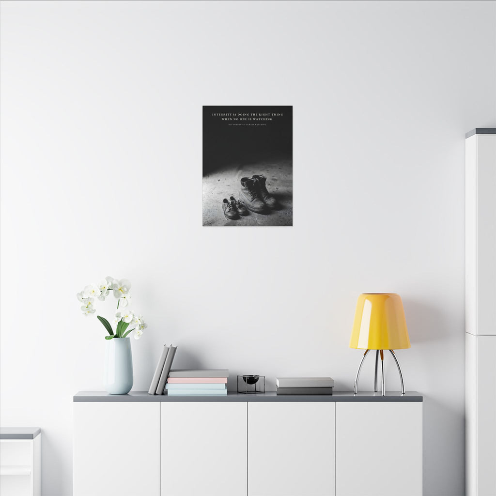 Integrity Is Doing the Right Thing When No One Is Watching - Wall Art | Canvas