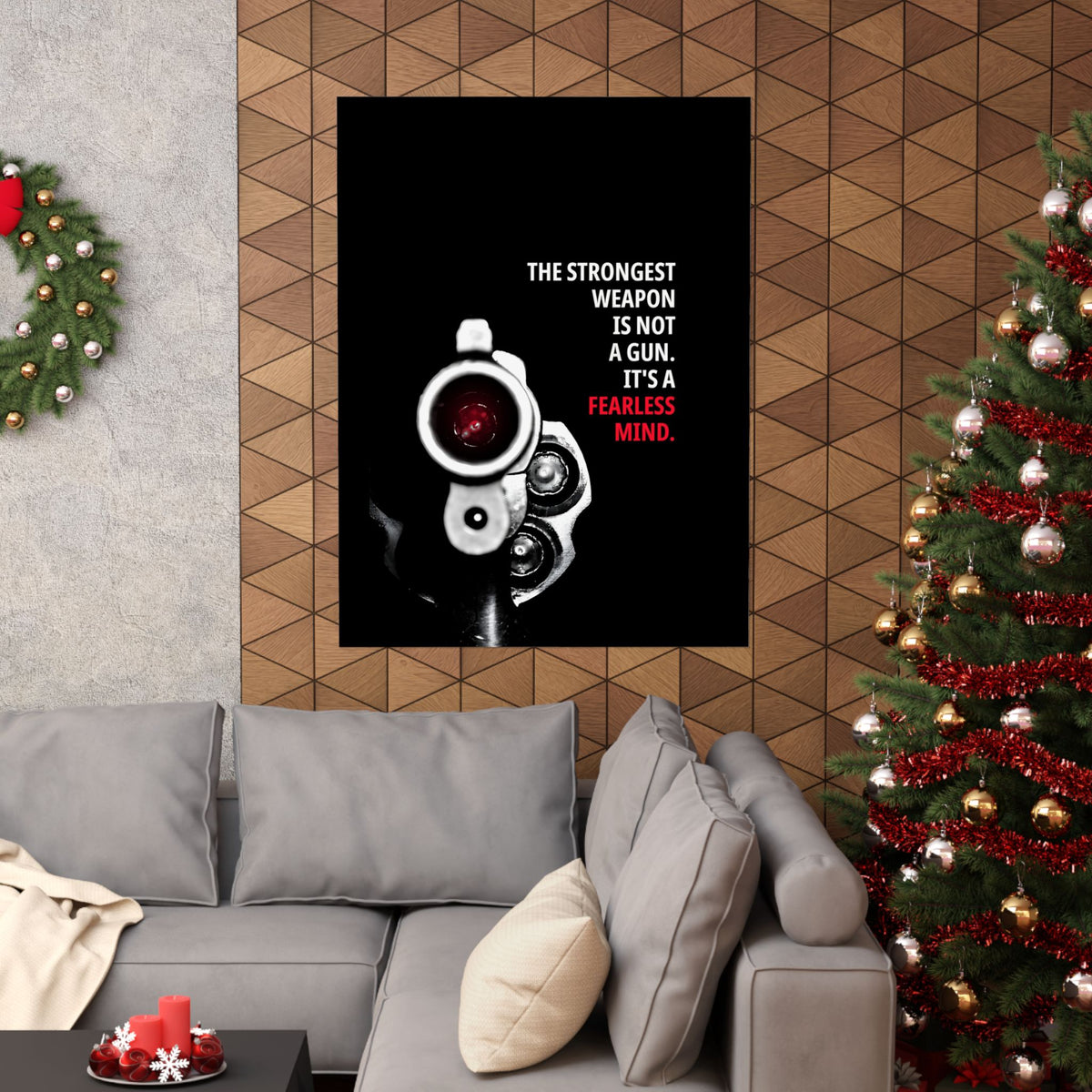 A Fearless Mind - Mindset Wall Art | Matte Poster