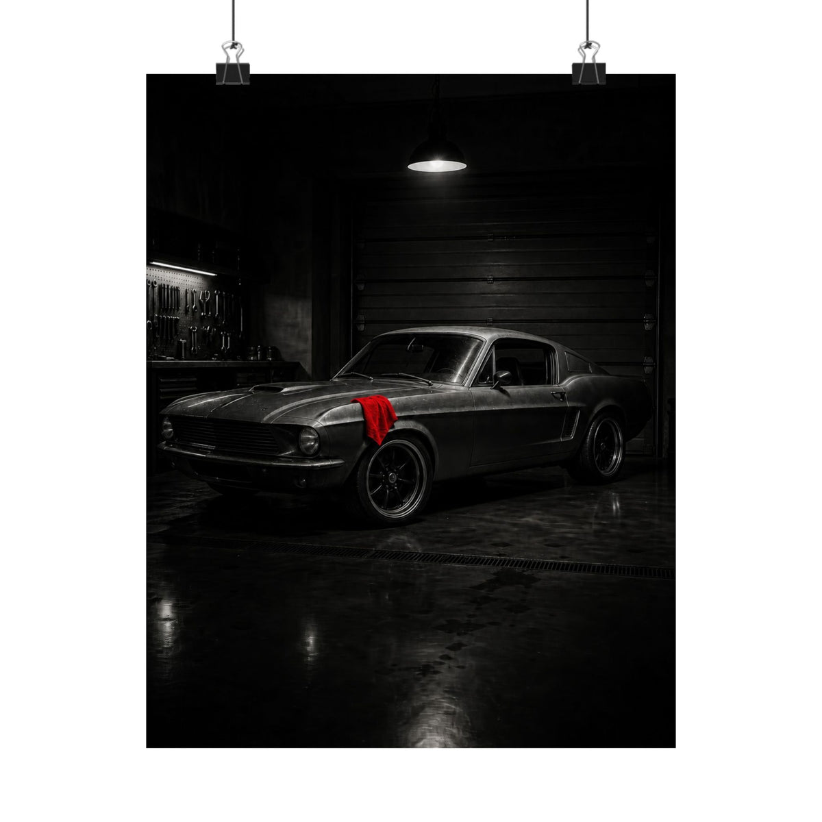 Private Sanctuary - Garage Wall Art | Matte Poster