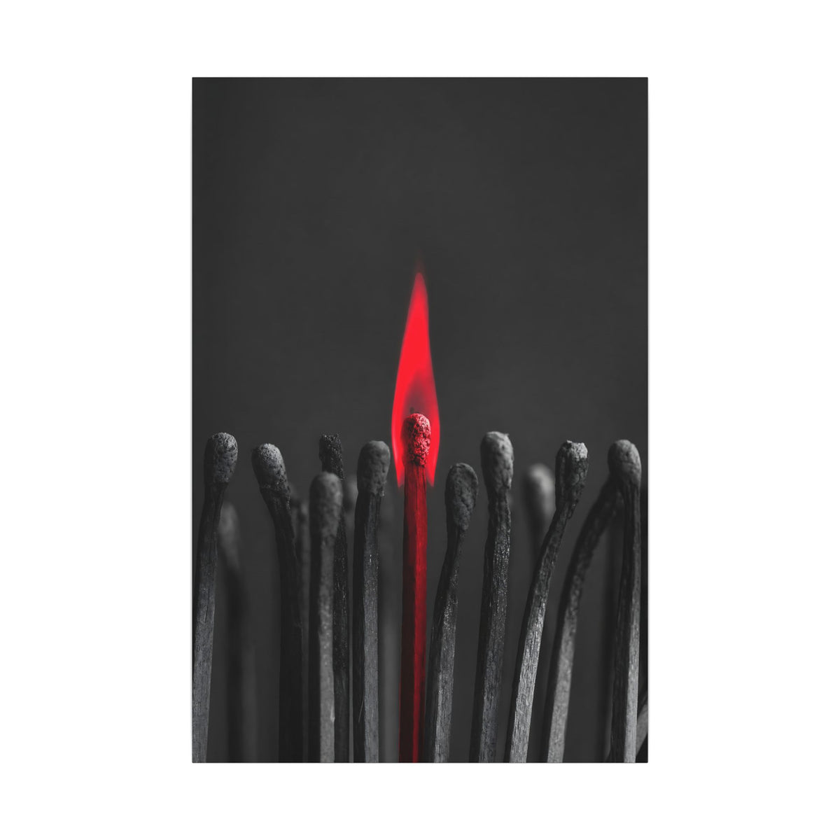 The One Still Burning - Office Wall Art For Men | Canvas