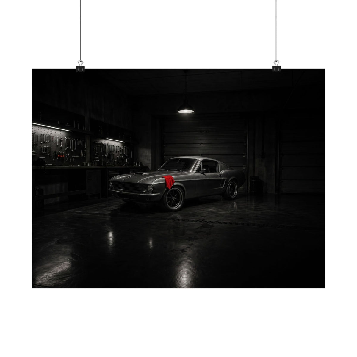 Private Sanctuary - Garage Wall Art | Matte Poster (Landscape)