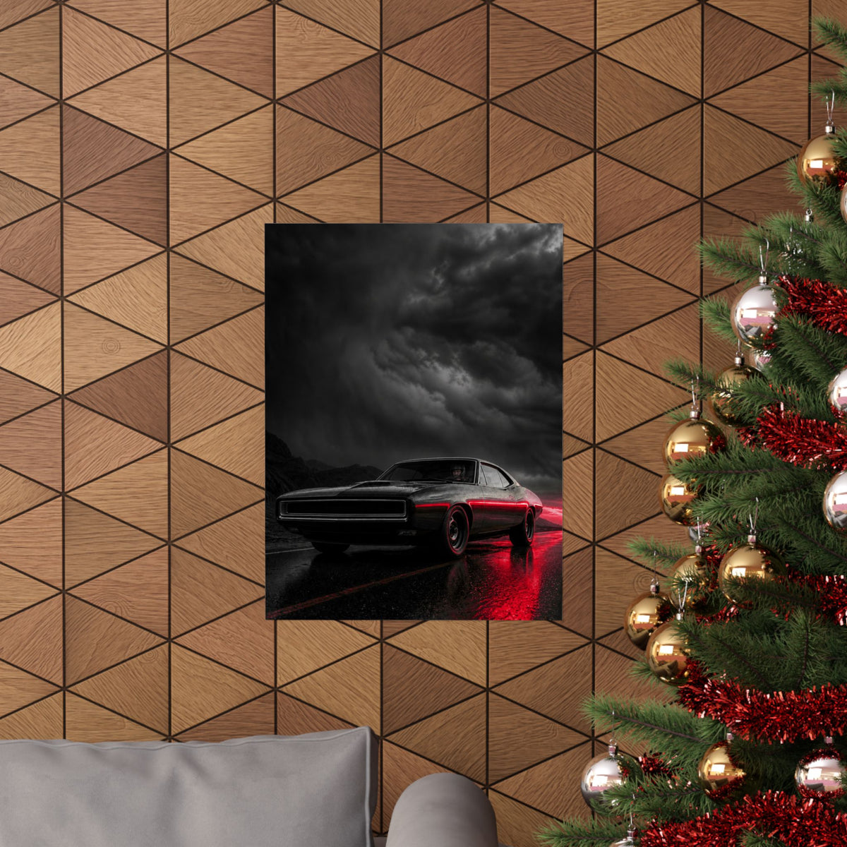 Desert Muscle - Muscle Car Wall Art | Matte Poster