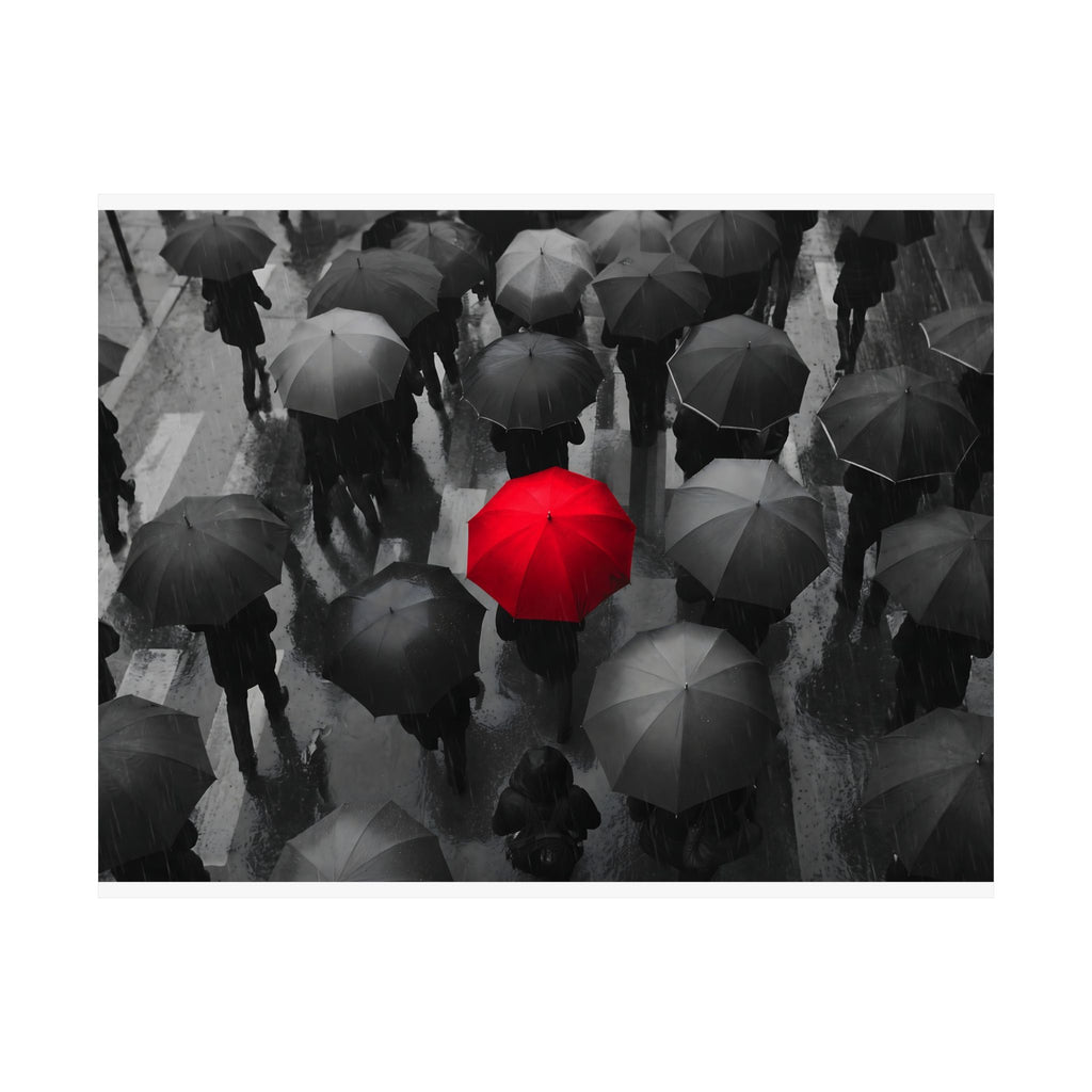 One in the Crowd - Office Wall Art | Matte Poster (Landscape)