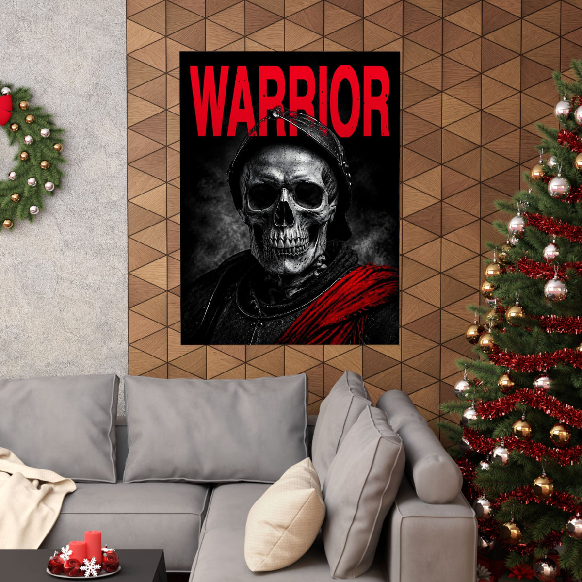 Warrior - Skull Painting | Matte Poster