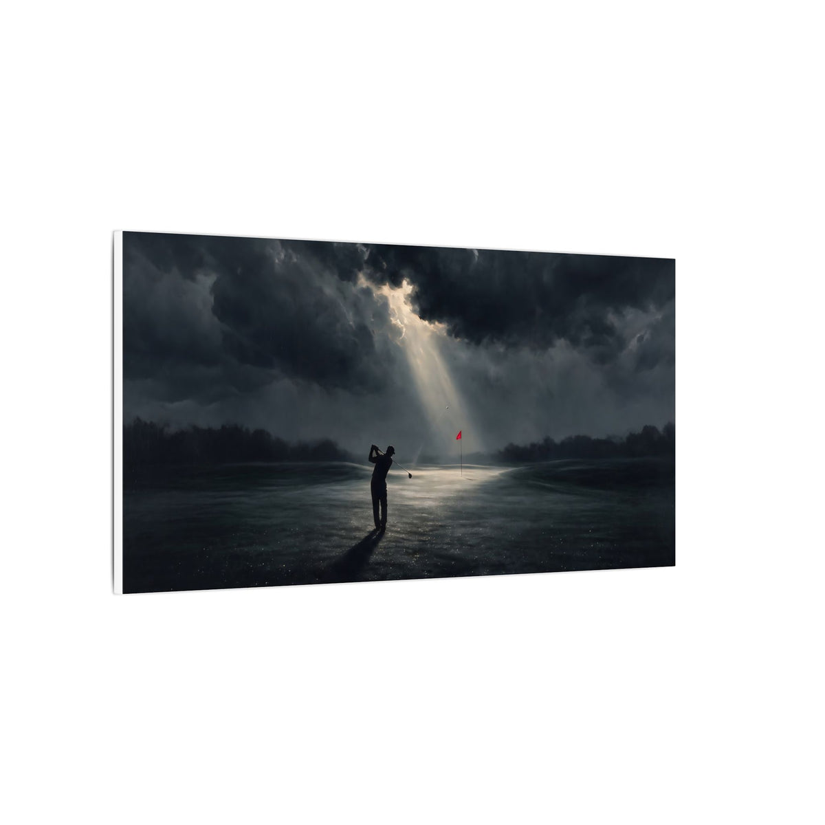 Dawn Patrol - Golf Art | Canvas (Panoramic)