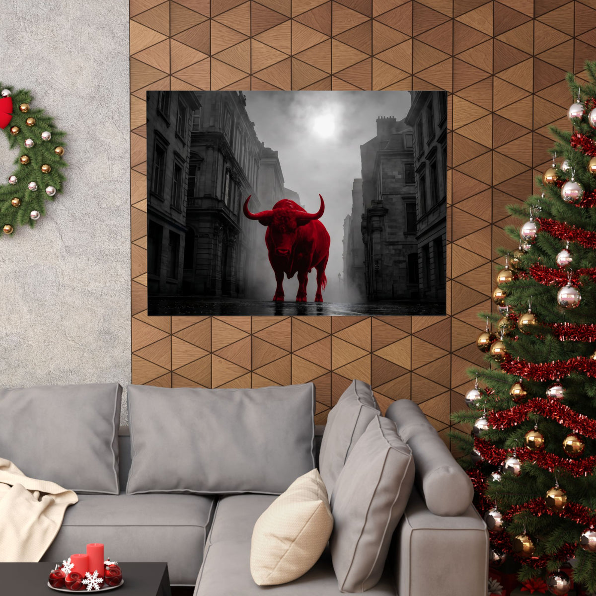 The Bull - Business Wall Art | Matte Poster (Landscape)