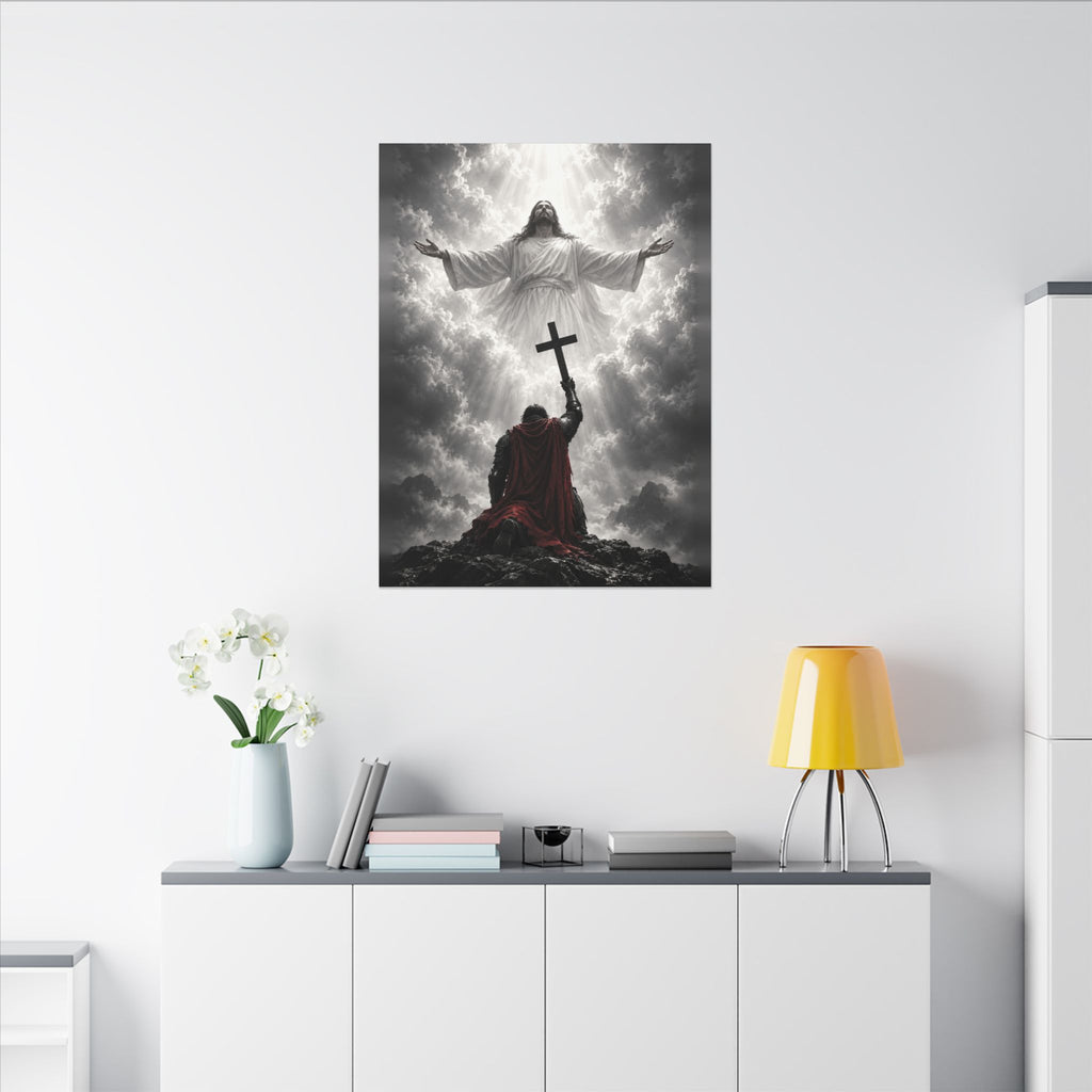Jesus and the Warrior - Christian Wall Art | Canvas