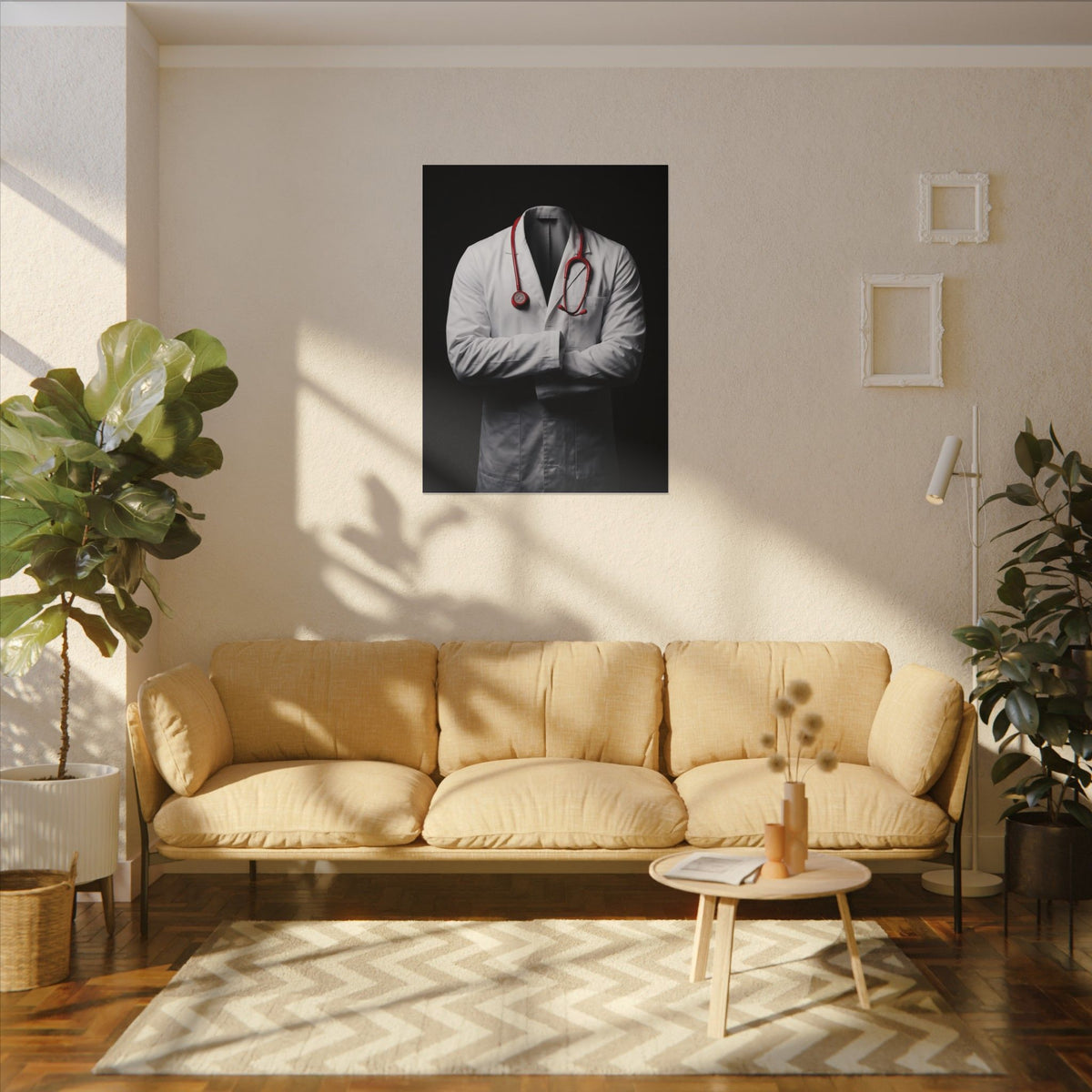 The White Coat - Doctor's Office Wall Art | Canvas