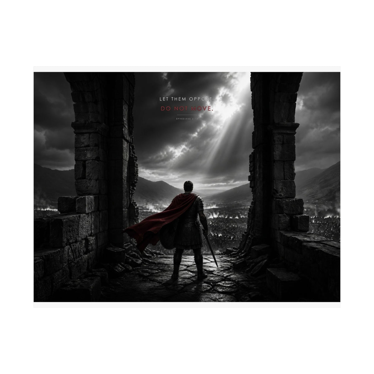 Stand Firm - Armor of God Wall Art | Matte Poster (Landscape)