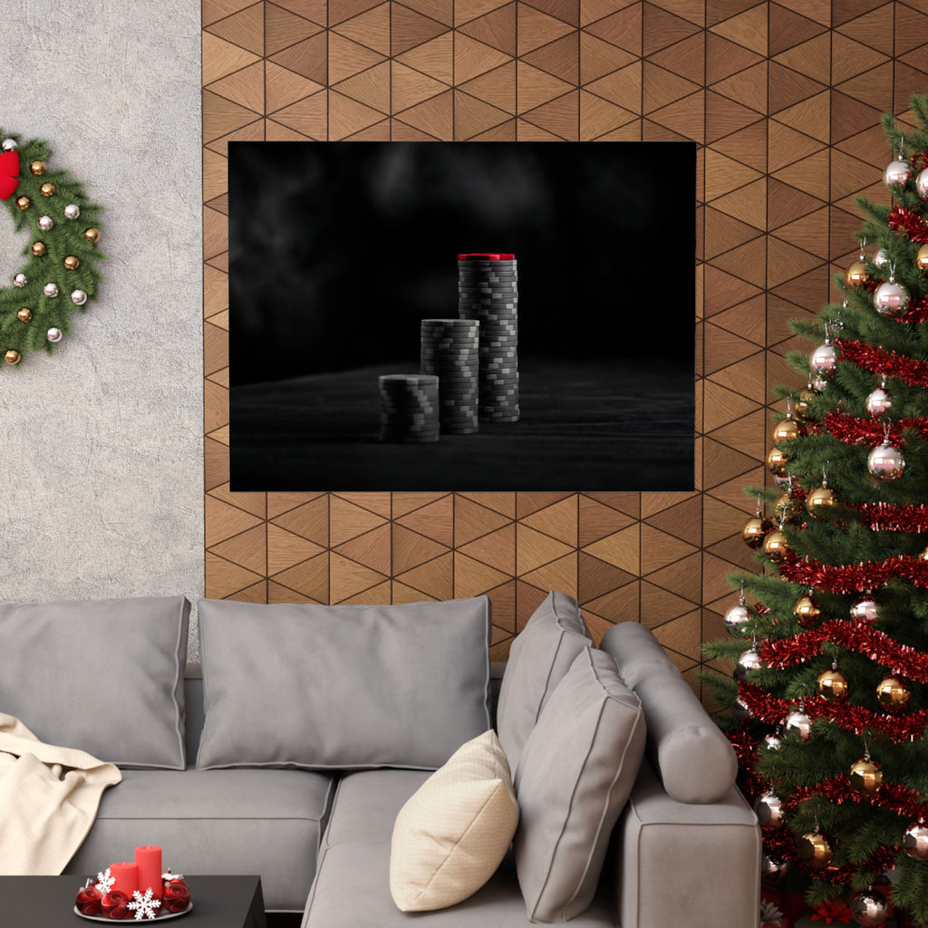The Chip on Top - Business Office Wall Art | Matte Poster (Landscape)