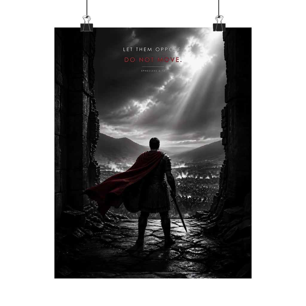 Stand Firm - Armor of God Wall Art | Matte Poster
