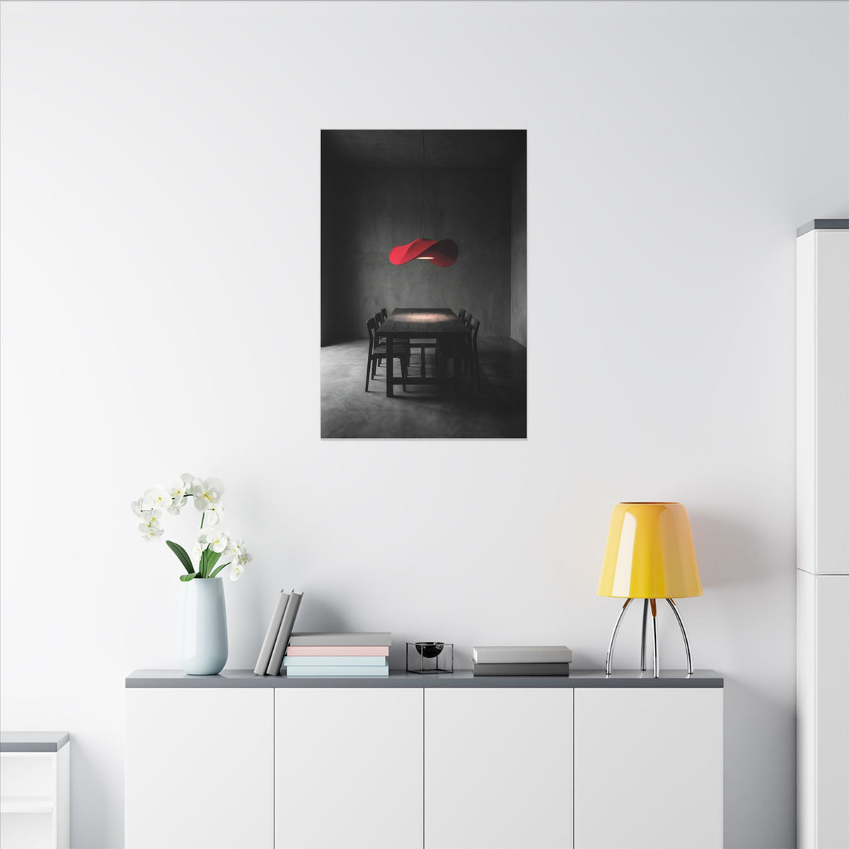 The Light Over the Table - Dining Room Wall Art | Canvas