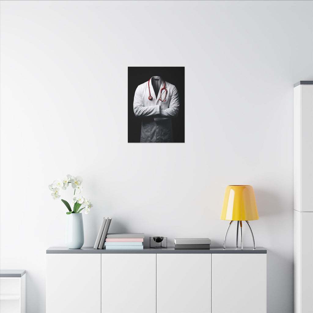 The White Coat - Doctor's Office Wall Art | Canvas