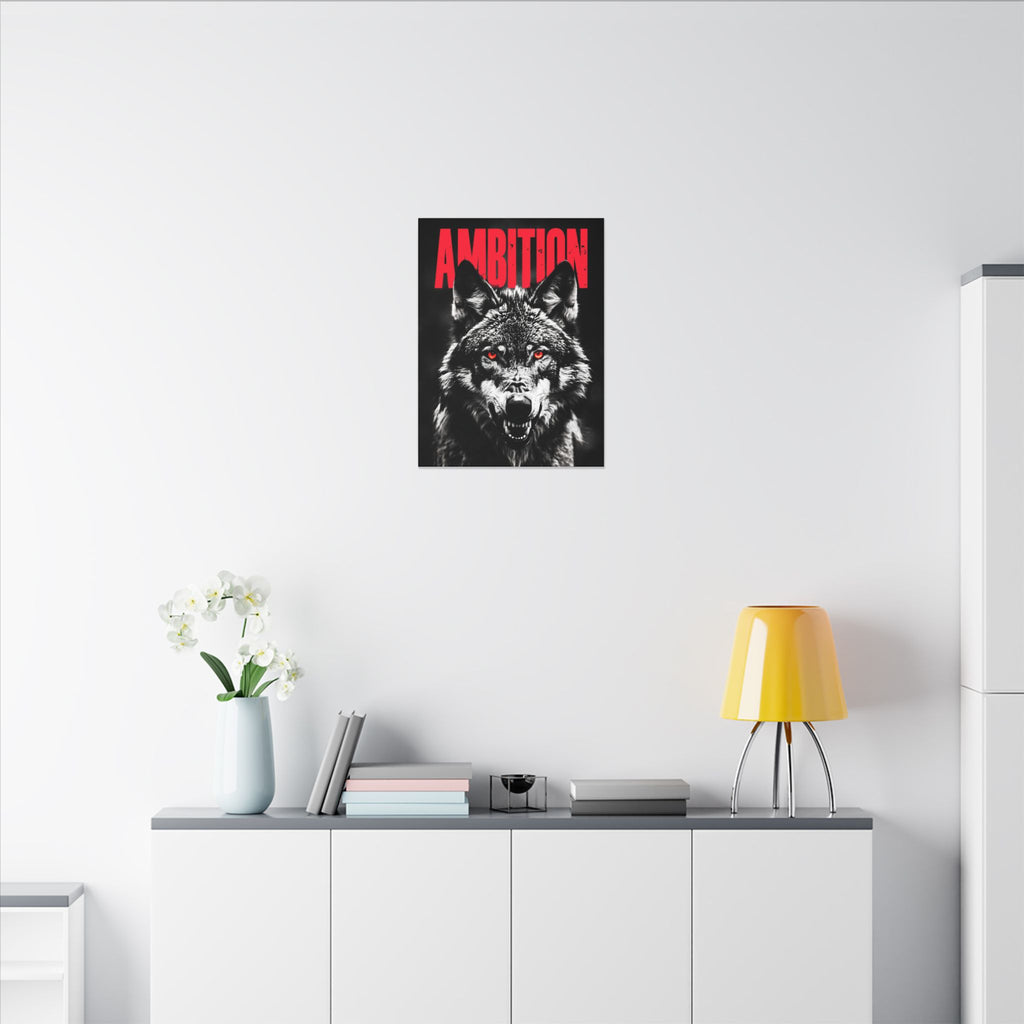 Ambition - Wolf Wall Art | Canvas