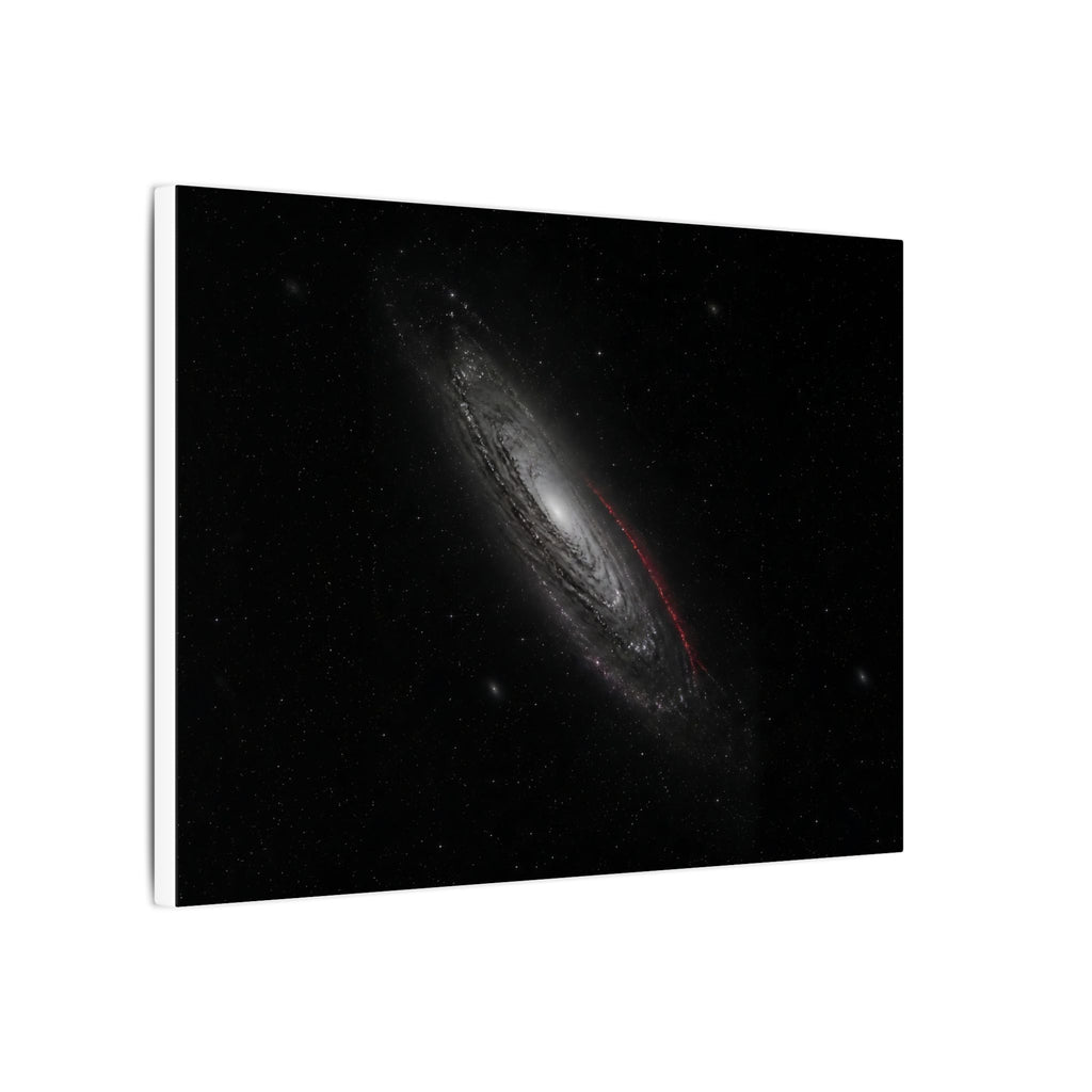 Crimson Orbit - Space Wall Art | Canvas (Landscape)