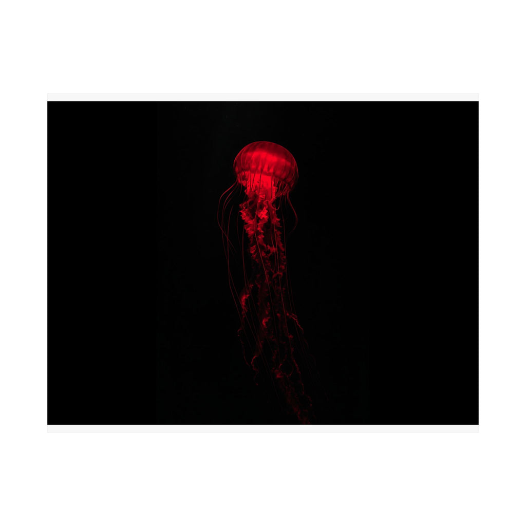 The Drifter - Red Wall Art Decor | Matte Poster (Landscape)