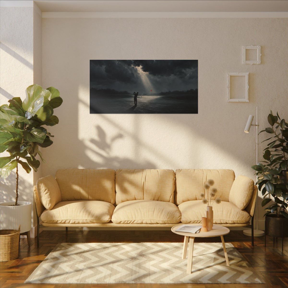Dawn Patrol - Golf Art | Canvas (Panoramic)