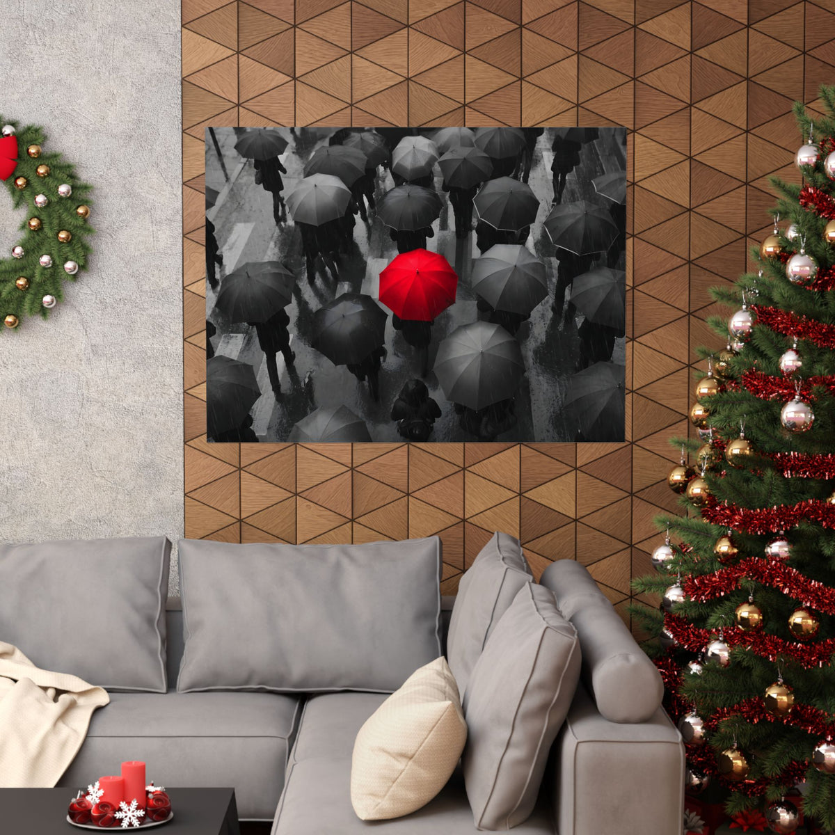 One in the Crowd - Office Wall Art | Matte Poster (Landscape)
