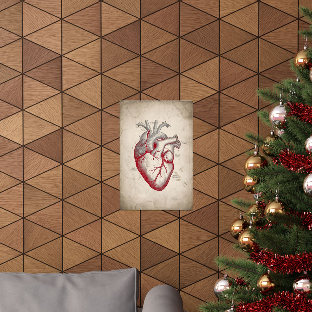 The Anatomical Heart - Wall Art For Doctor Office | Matte Poster