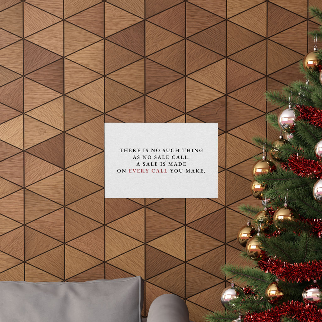 A Sale on Every Call - Office Wall Art Quotes | Matte Poster (Landscape)