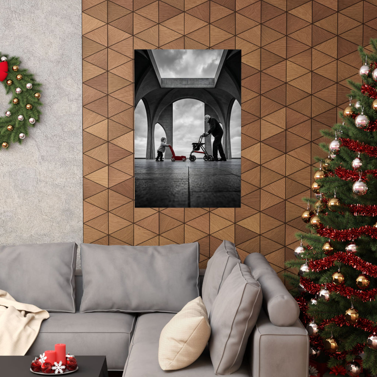 Between the Arches - Bedroom Wall Art | Matte Poster