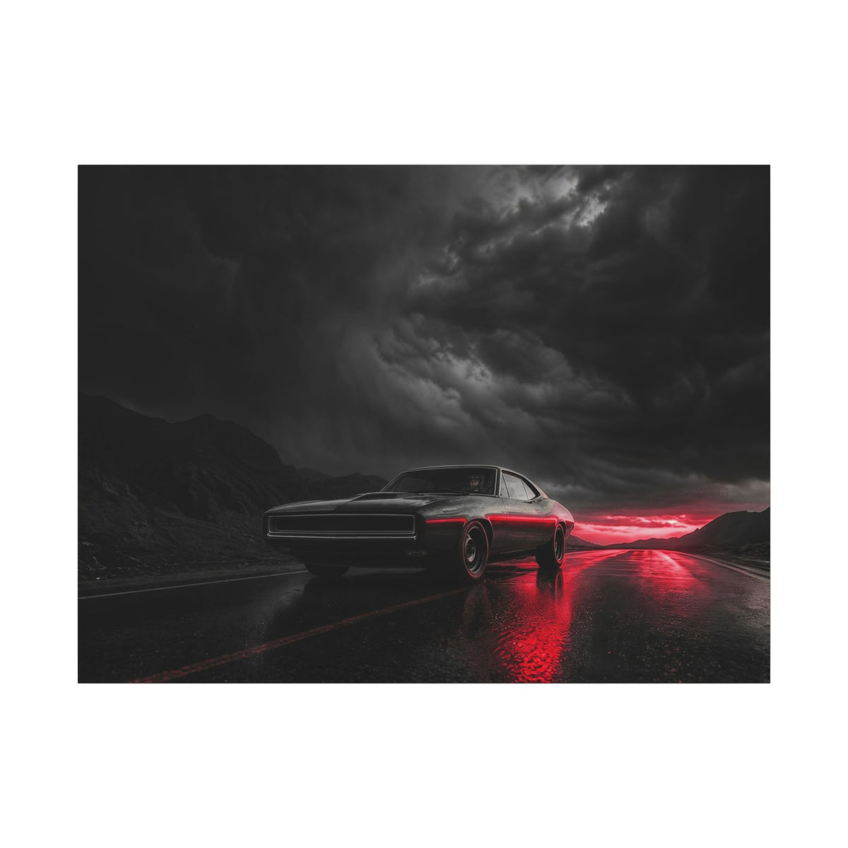 Desert Muscle - Muscle Car Wall Art | Canvas (Landscape)