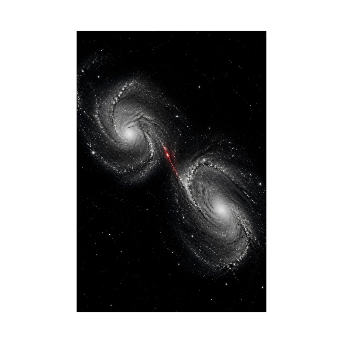 Collision Course - Space Wall Art | Matte Poster