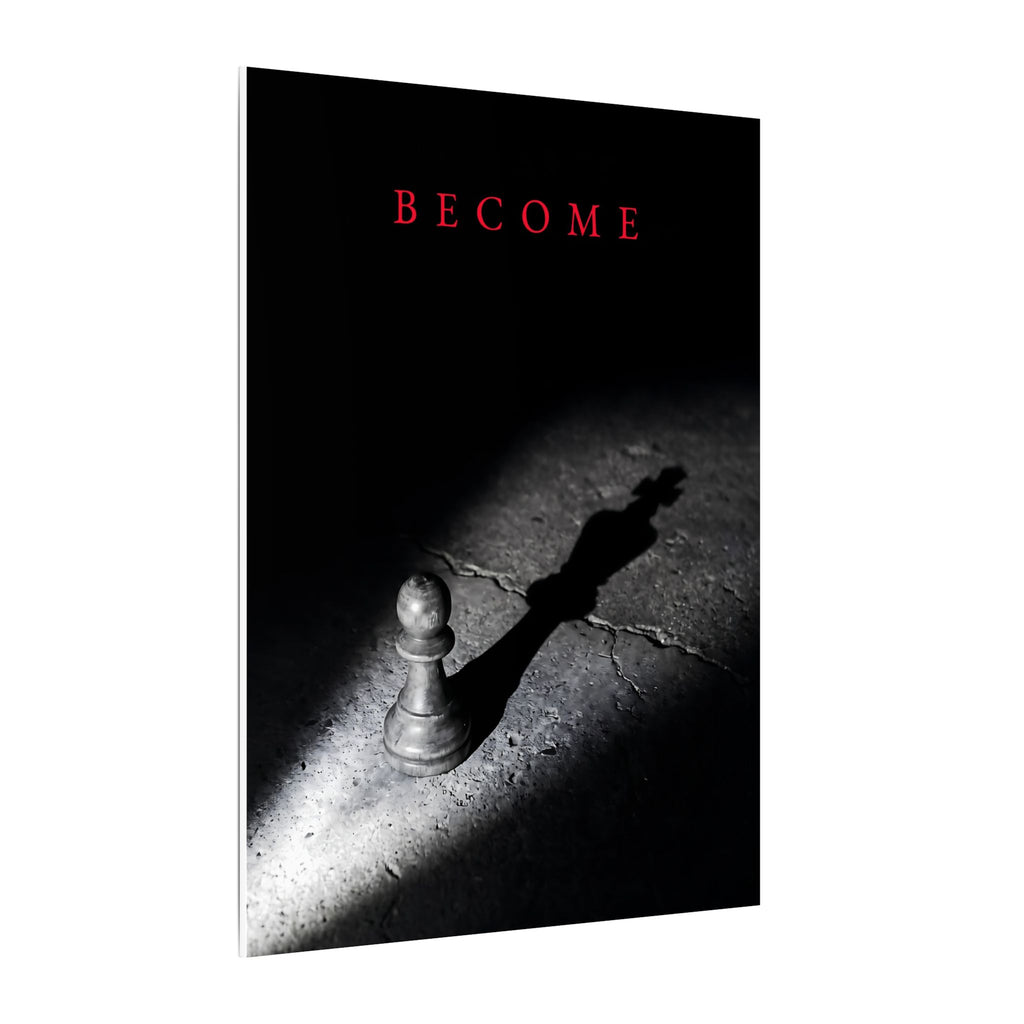 Become - Chess King Shadow Wall Art | Canvas