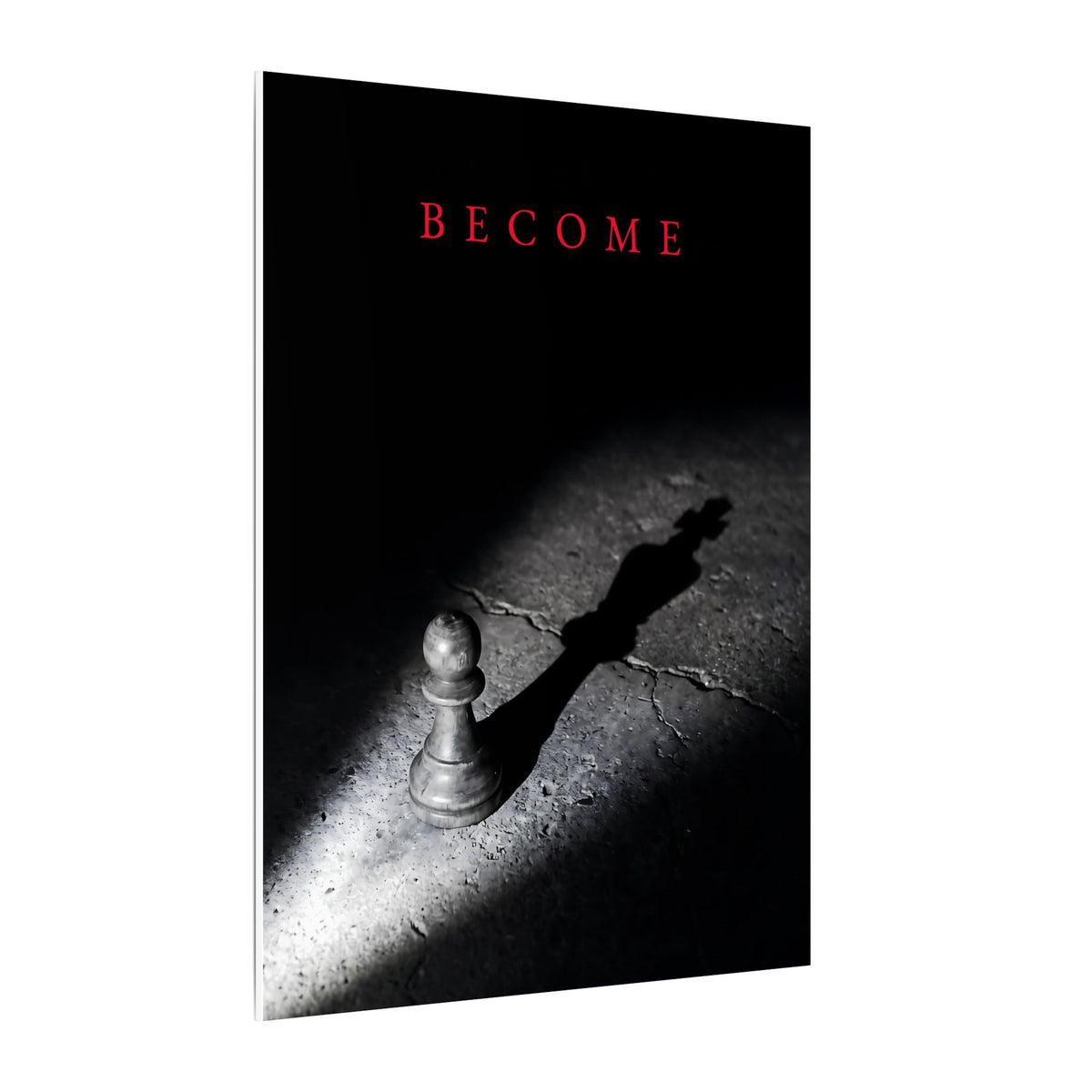 Become - Chess King Shadow Wall Art | Canvas