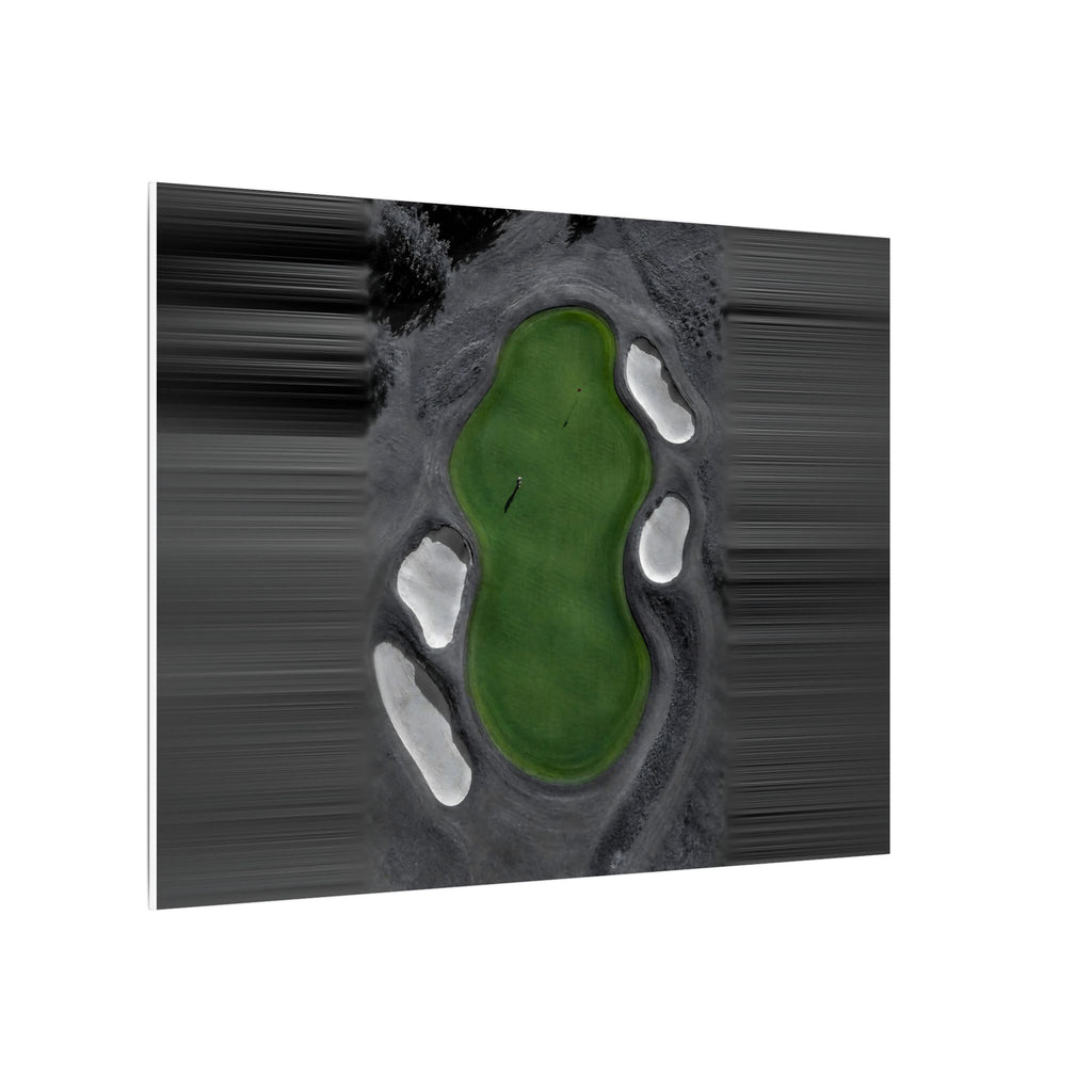 Aerial Solitude - Golf Course Wall Art | Canvas (Landscape)