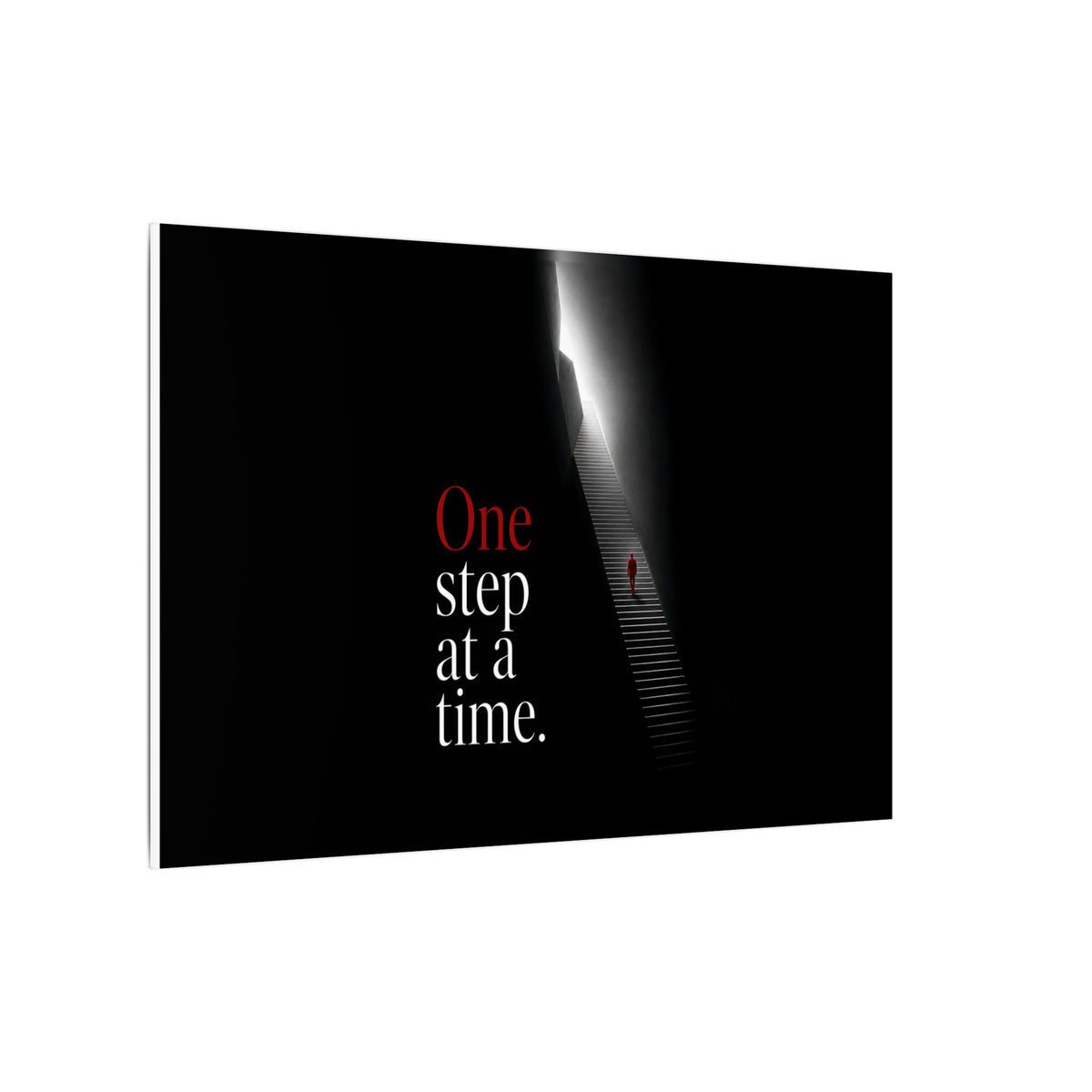 One Step at a Time - Office Wall Art | Canvas (Landscape)