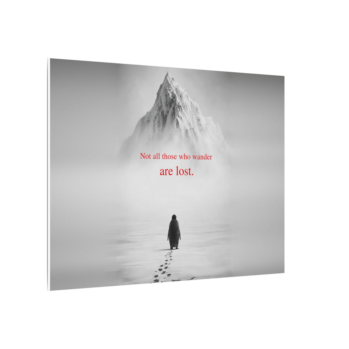 Not All Those Who Wander - Mountain Wall Art | Canvas (Landscape)