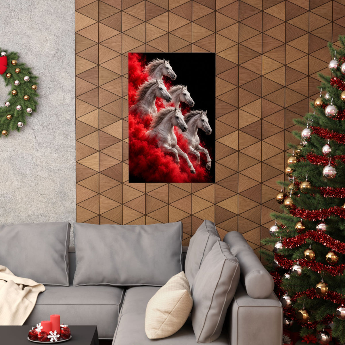 Stampede - Horse Wall Art | Matte Poster