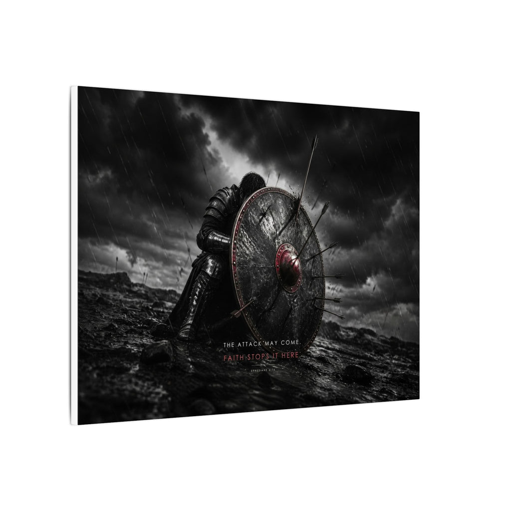 Shield of Faith - Armor of God Wall Art | Canvas (Landscape)