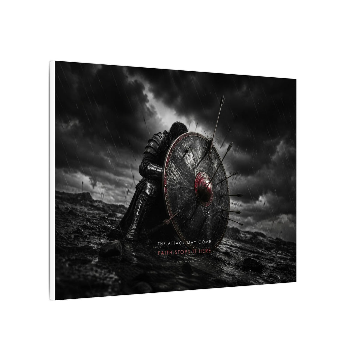Shield of Faith - Armor of God Wall Art | Canvas (Landscape)